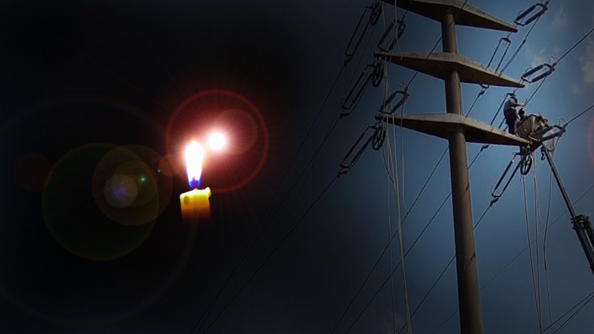 Una falla del sistema interconectado dejó a oscuras a todo el sur provincial