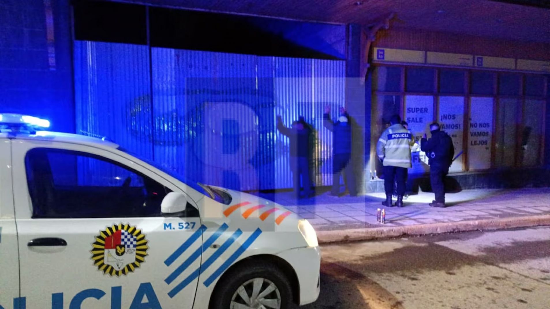 Peter Lanzani fue detenido en Ushuaia por realizar grafittis en la vía pública