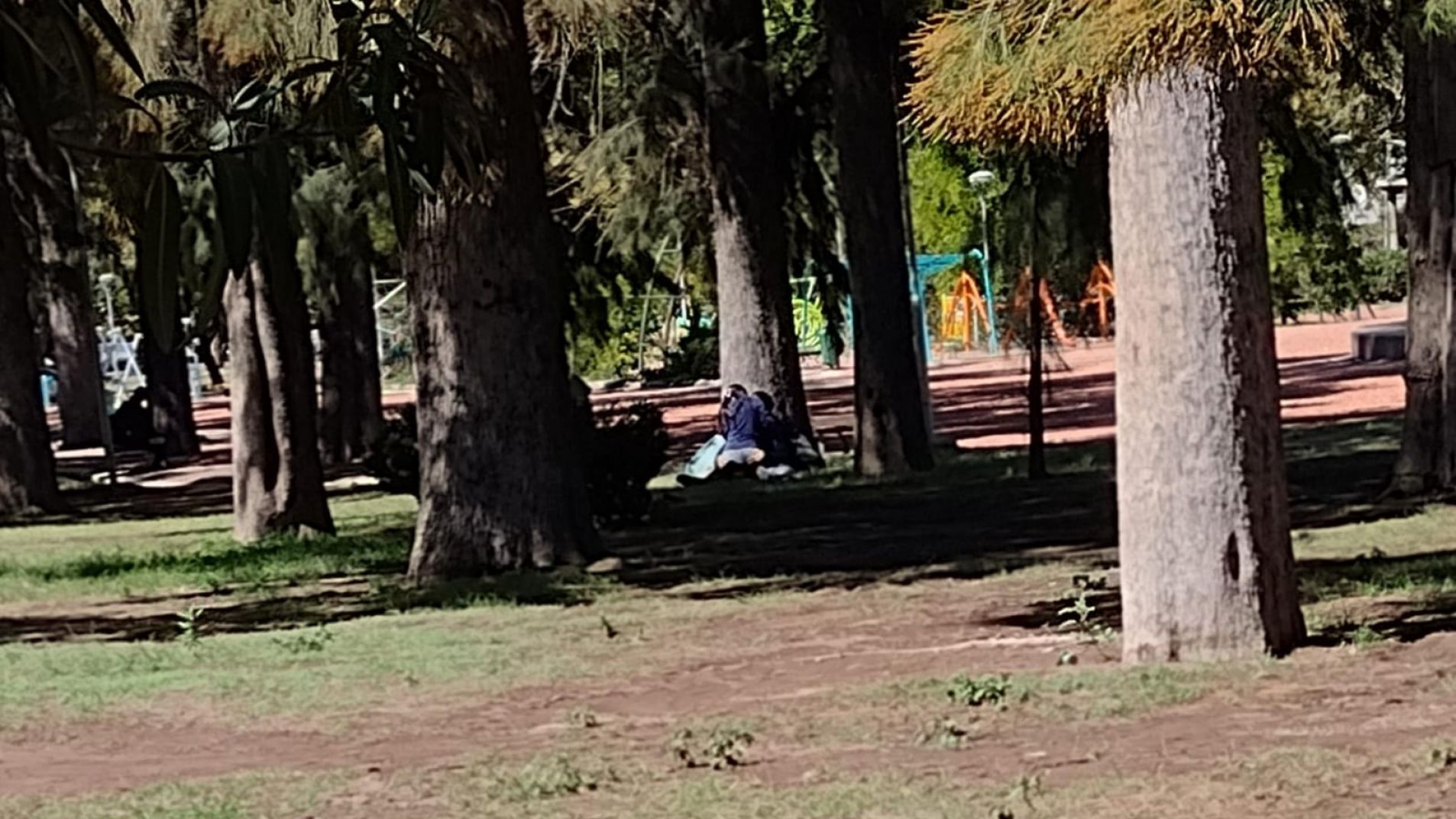Una de las fotos tomadas por el vecino que denunció la situación.