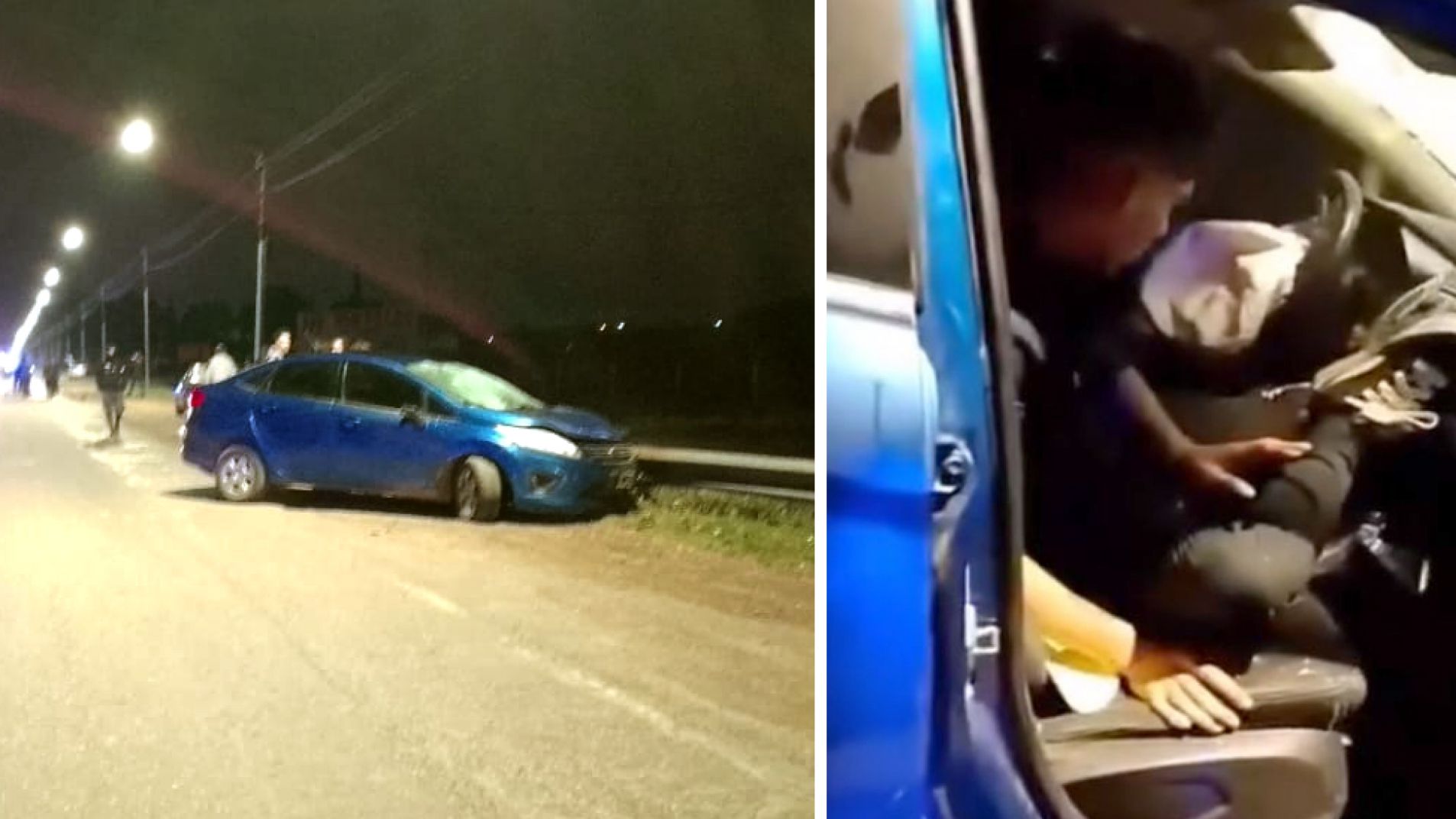 Video: Así estaba el conductor del auto que atropelló y mató a Francisco Cruz