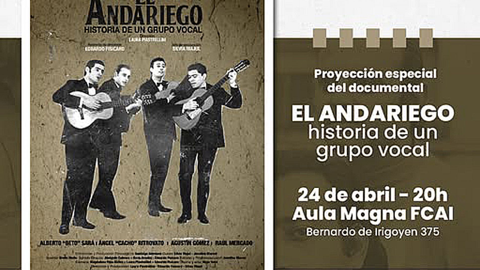 Presentan el documental "El Andariego"