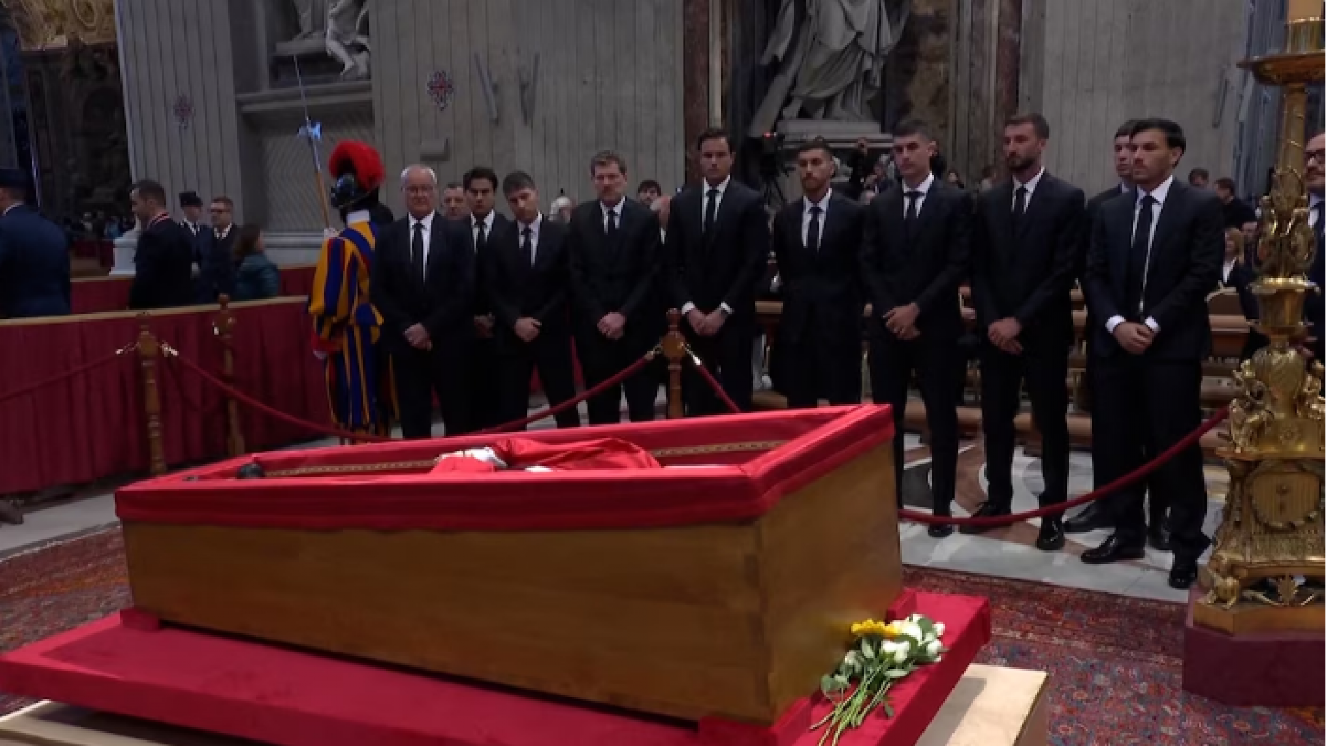 Los cuatro jugadores de la selección argentina que se acercaron al Vaticano