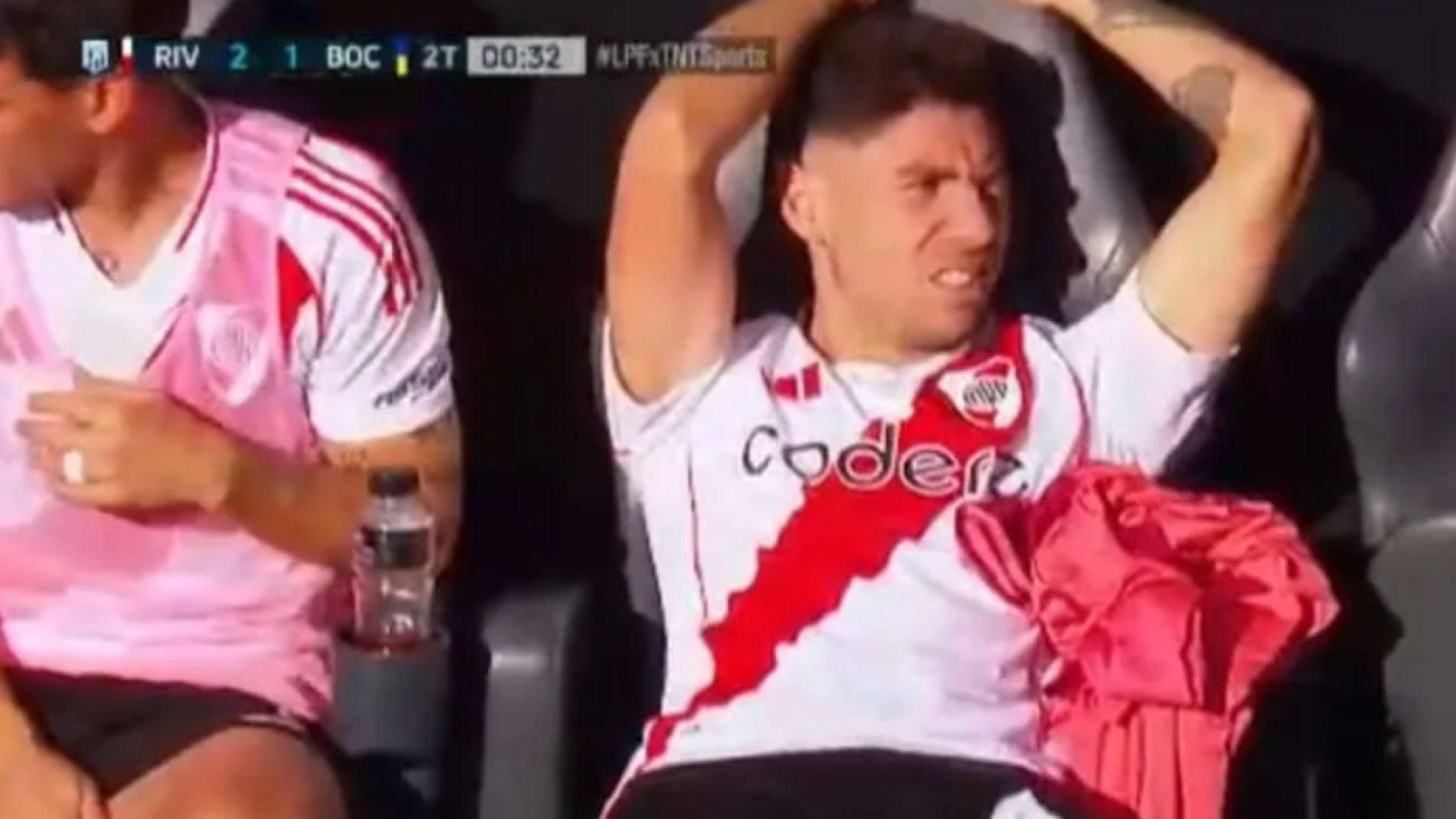 Montiel sufrió una lesión y será baja en River