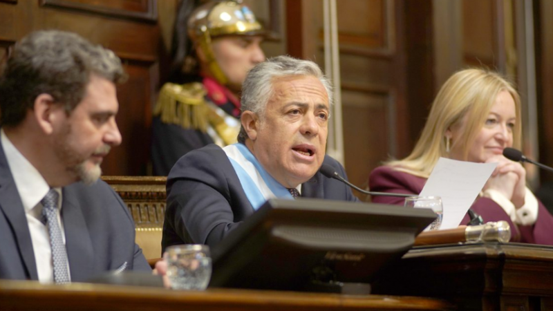 En vivo: El gobernador abre las sesiones ordinarias con su discurso de gestión