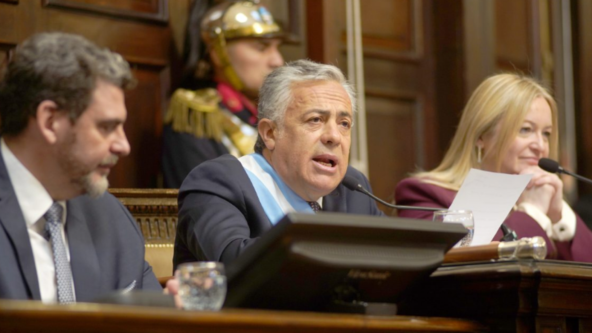 Alfredo Cornejo abre el 186° Período Legislativo anual.