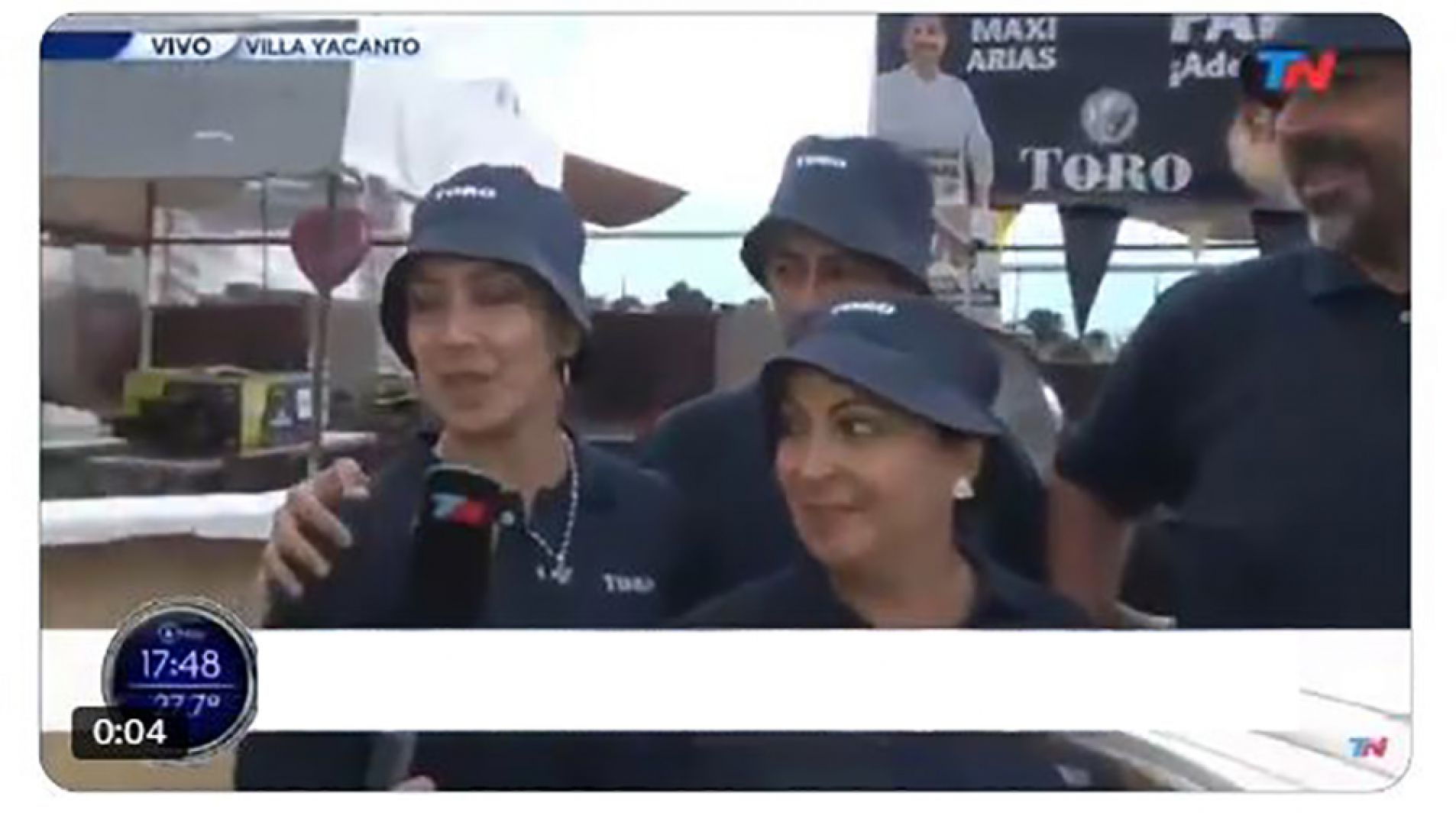 "15 pu...": un error de tipeo en la gráfica salió al aire en TN y se volvió viral