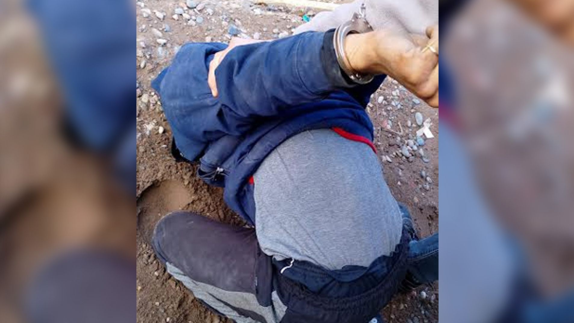 Al llegar los policías intentó huir pero fue atrapado.