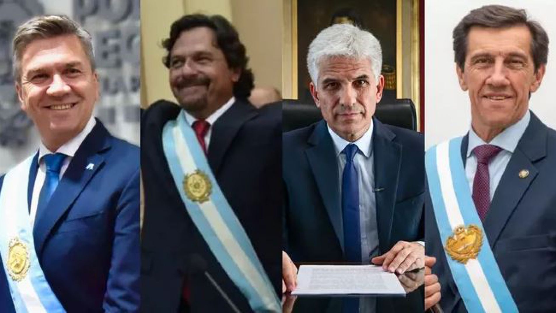 Los gobernadores de Chaco, Salta, San Luis y Jujuy.