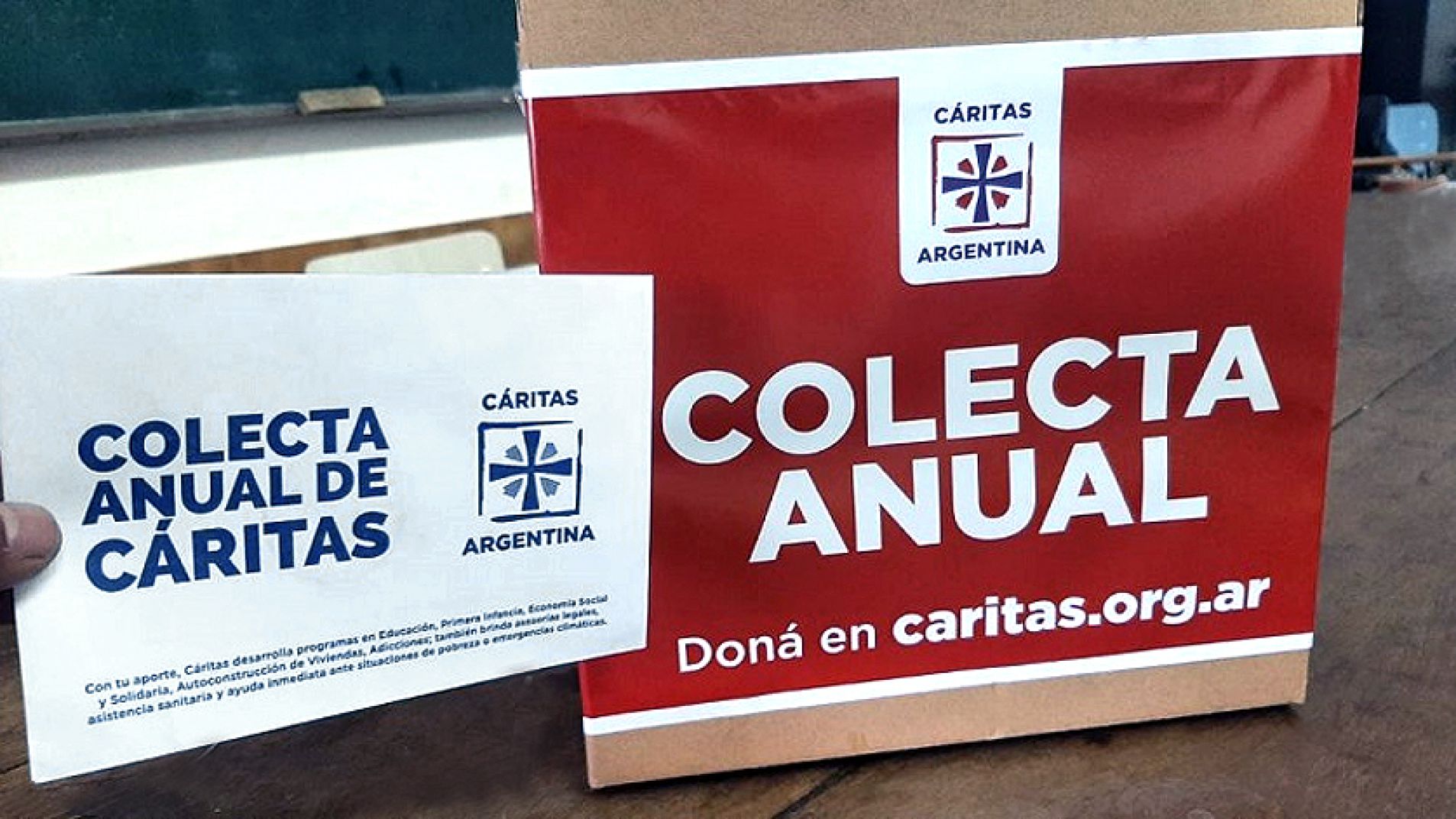 El dinero se puede dejar en los sobres que se distribuirán en las parroquias o en las alcancías de la vía pública.