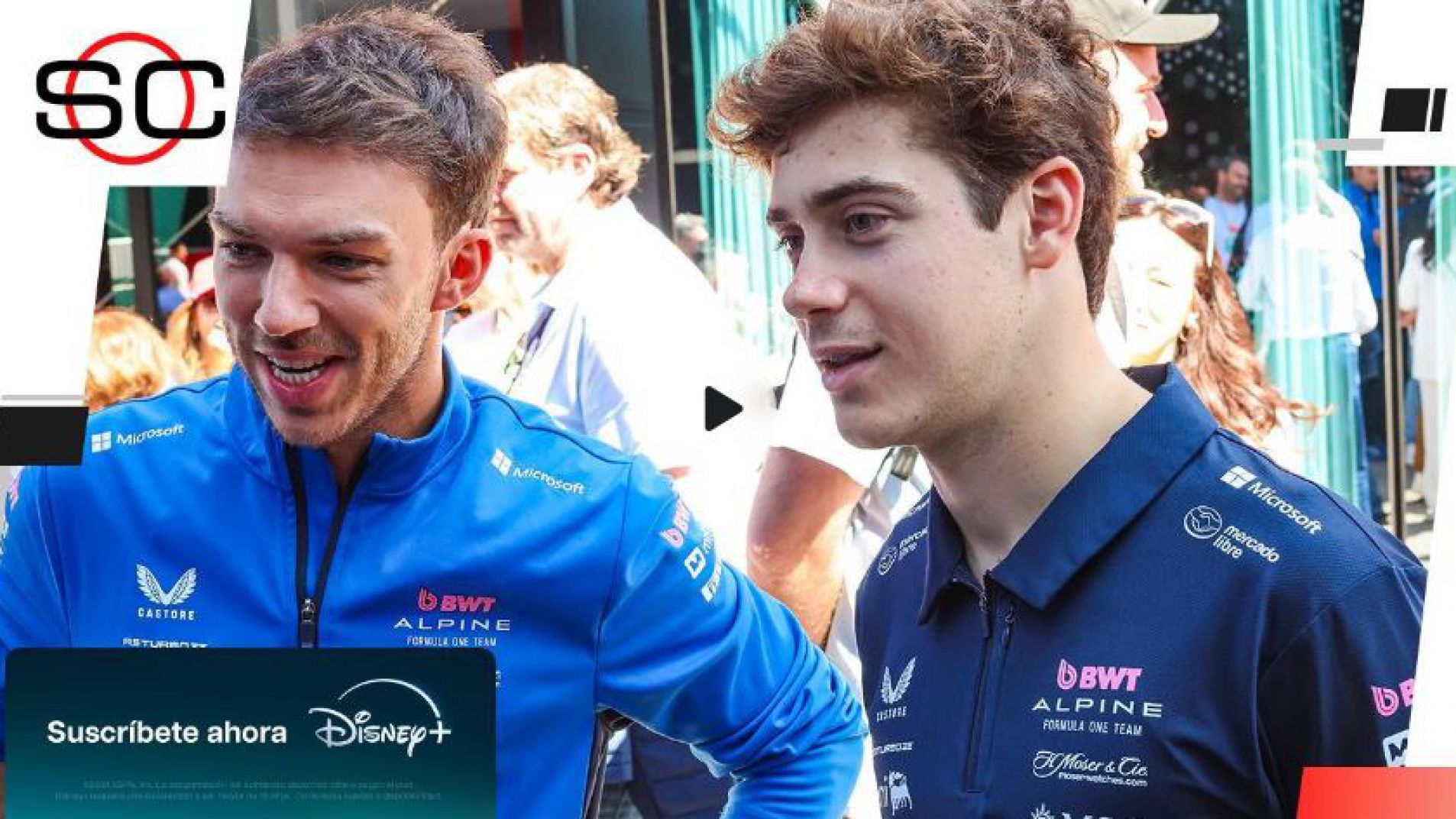 El show de Colapinto en Mónaco: smoking llamativo y declaraciones divertidas