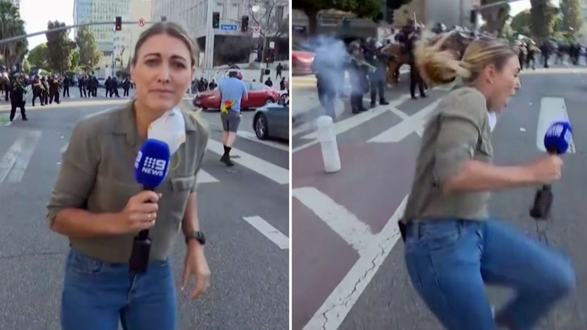 Los Angeles: le disparó a una periodista mientras transmitía en vivo (Video)