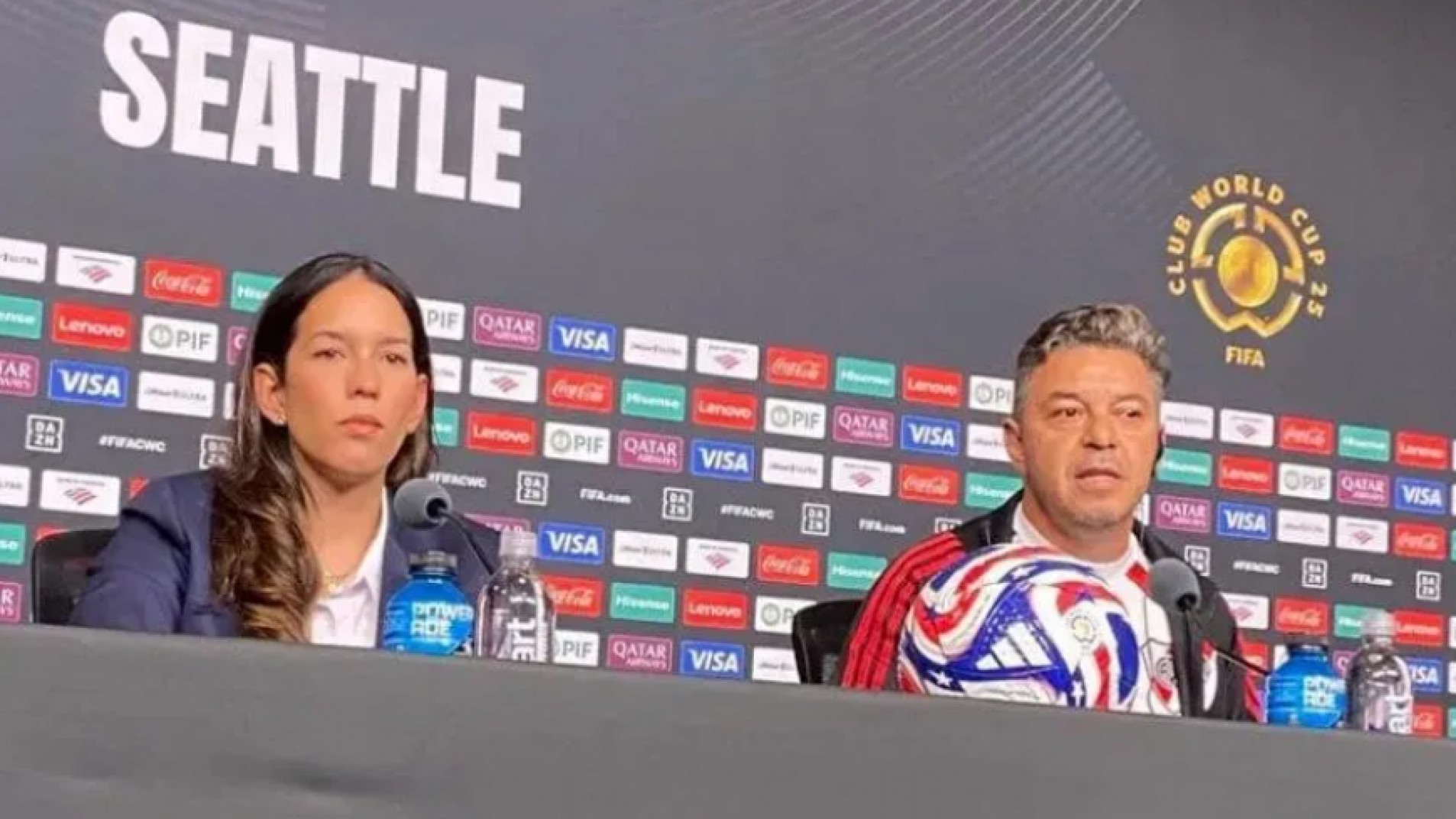 Gallardo fue "medido" sobre el pase de Mastantuono