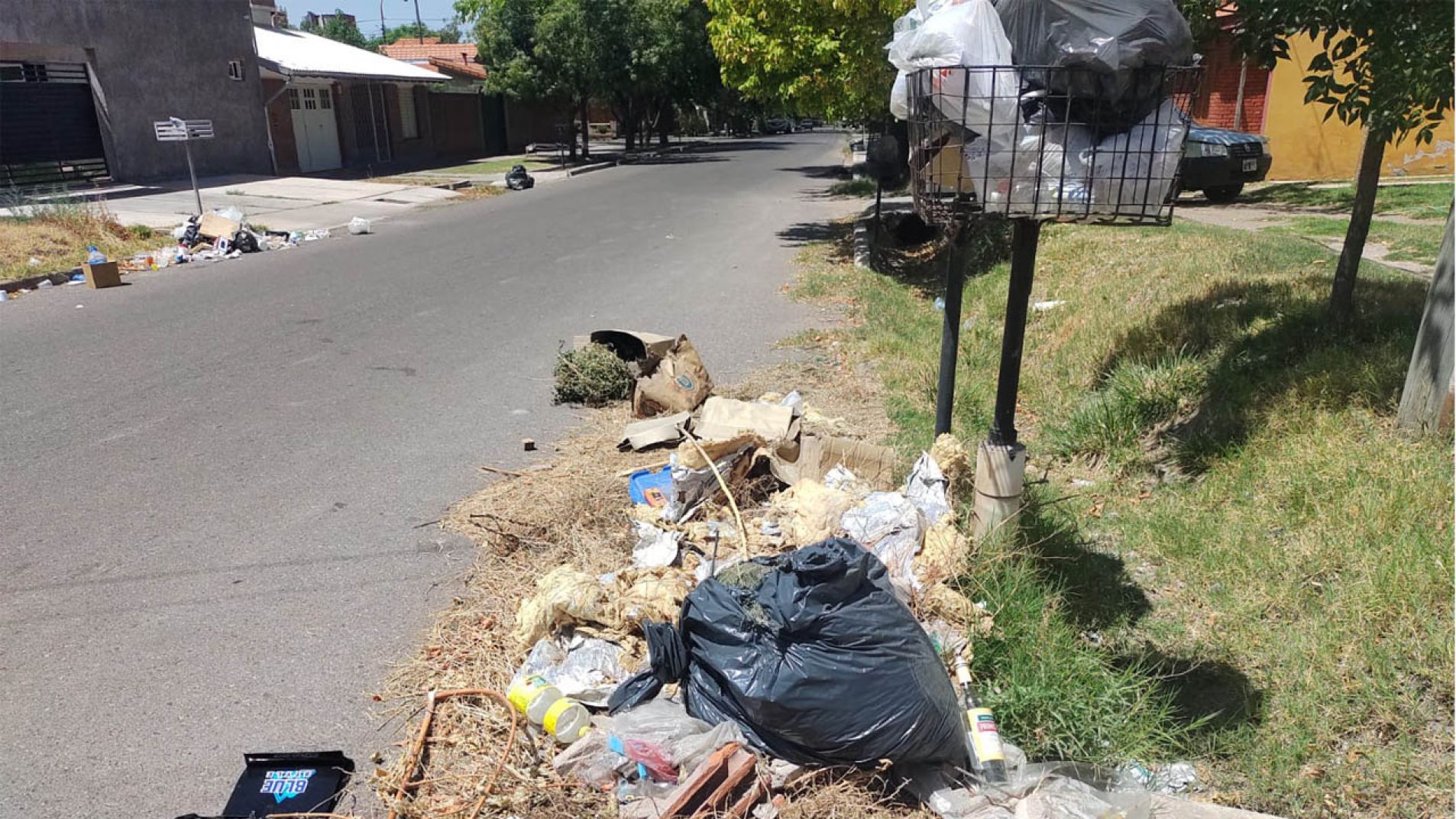 Reclama que sus vecinos dejan la basura en el piso y fuera de horario