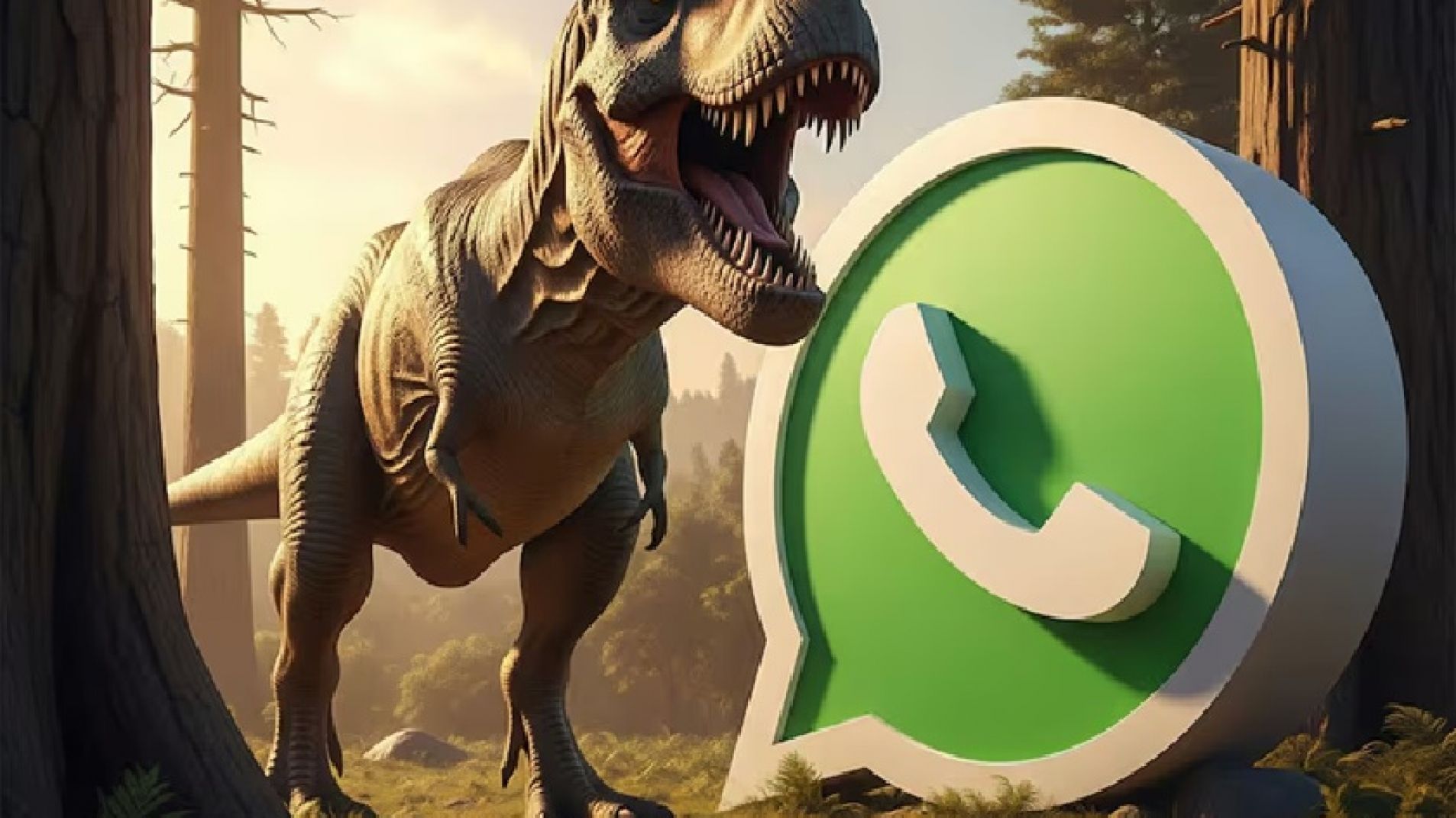 Cómo activar el "modo Jurassic World" de WhatsApp