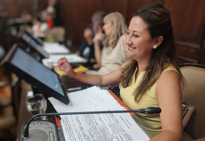 Jésica Laferte, senadora provincial malargüina.
