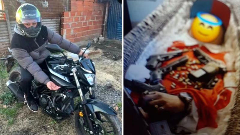Motochorro muerto por un policía: armas en el ataúd y balazos en el velorio tumbero
