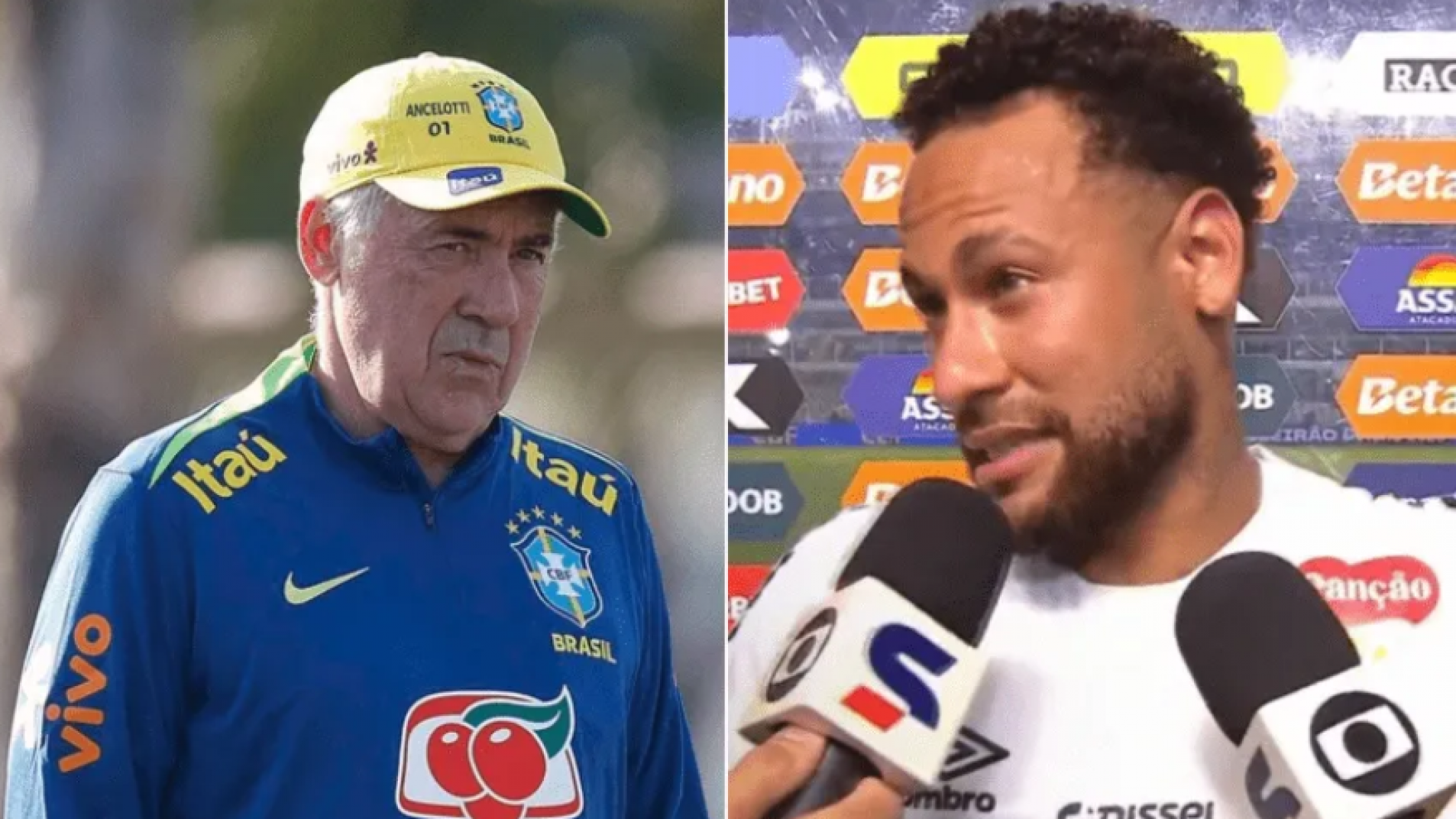 Neymar expuso a Ancelotti y develó por qué no fue convocado a la selección