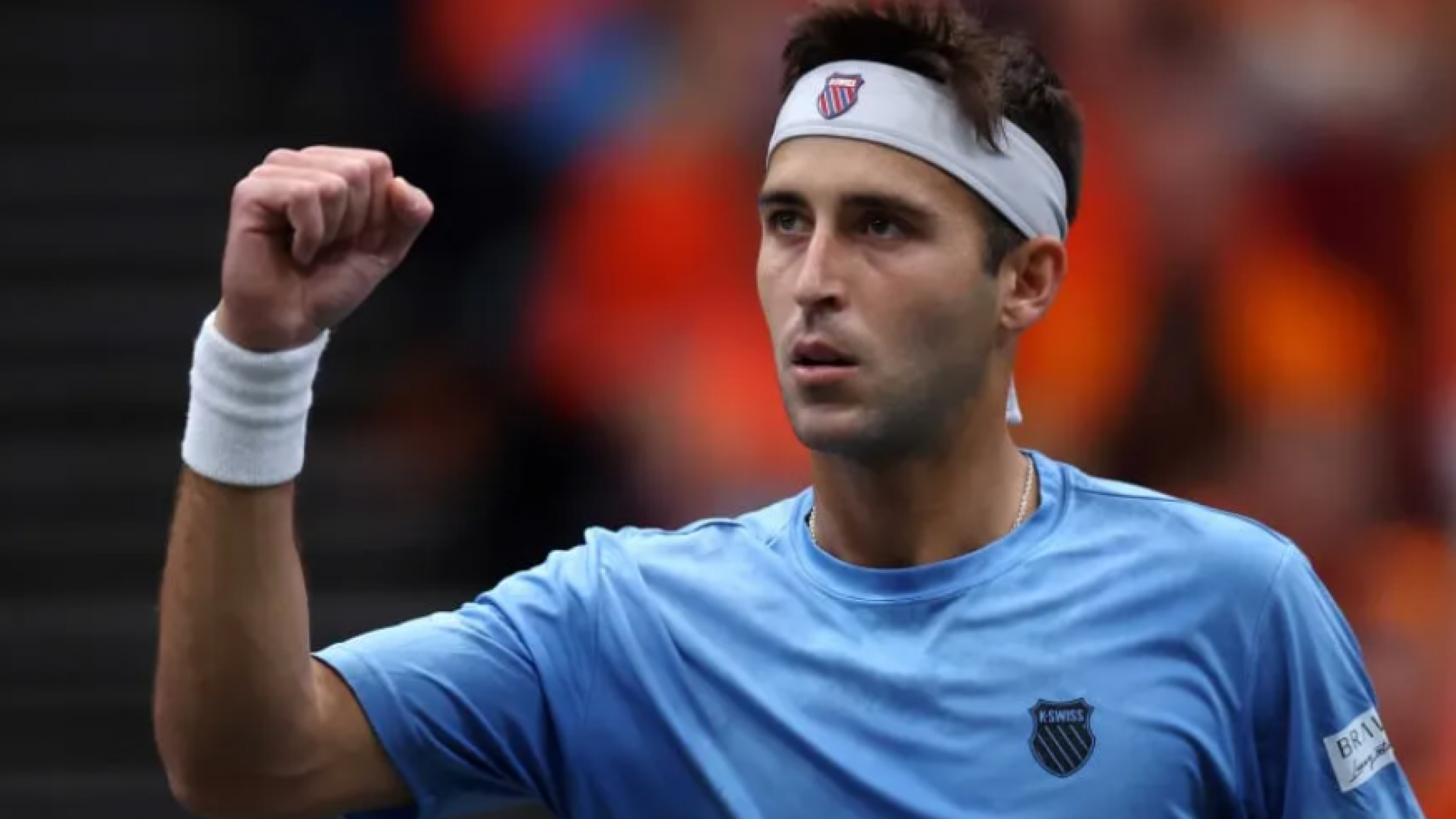 Tomás Etcheverry le dio el primer punto a Argentina en la Davis