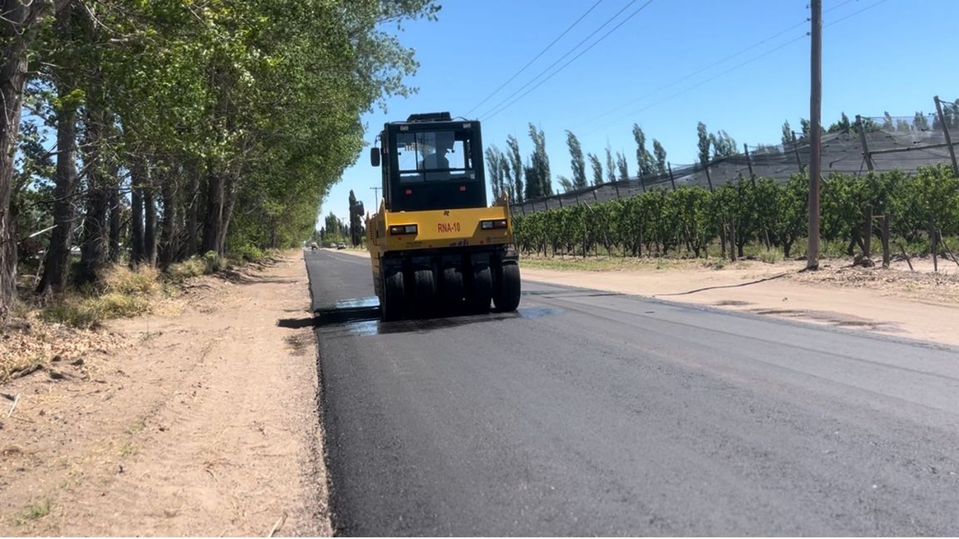 Continúan las tareas de asfalto en Bowen