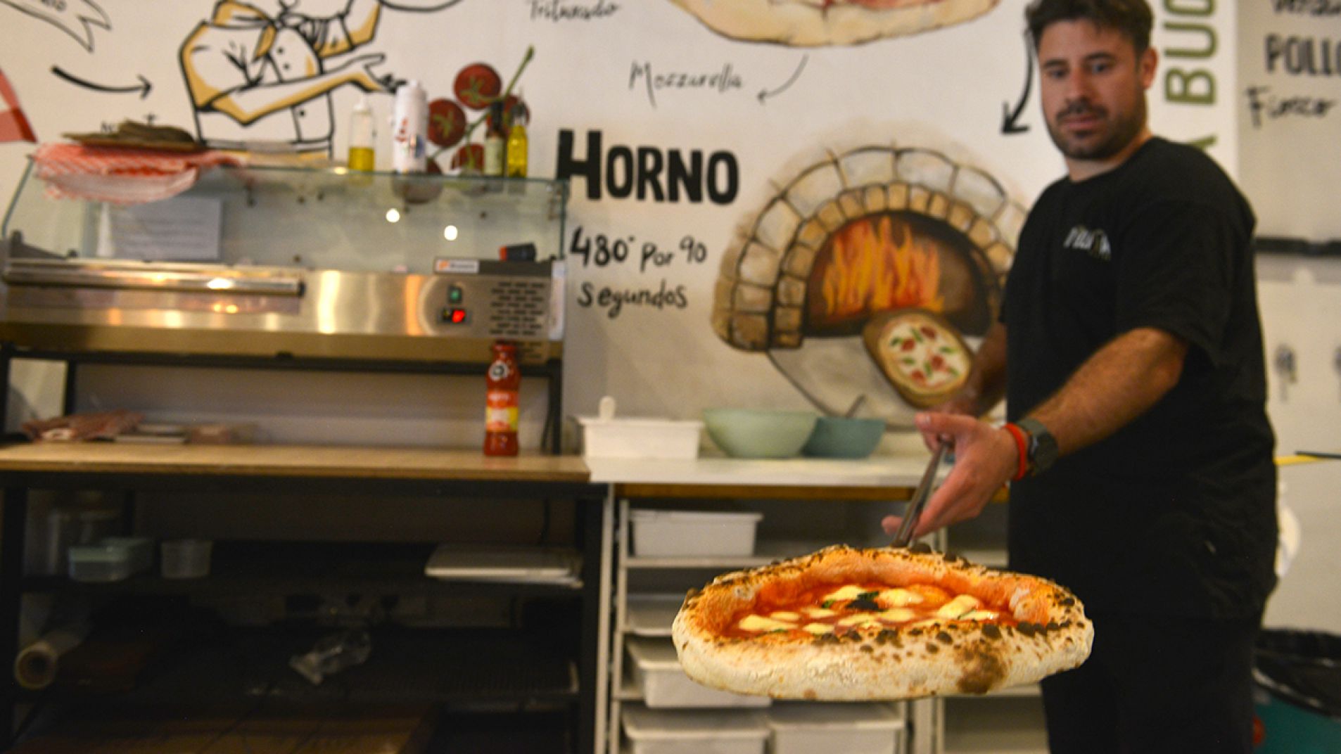 Andrés nos cuenta cómo hizo la pizza más rica de sudamérica