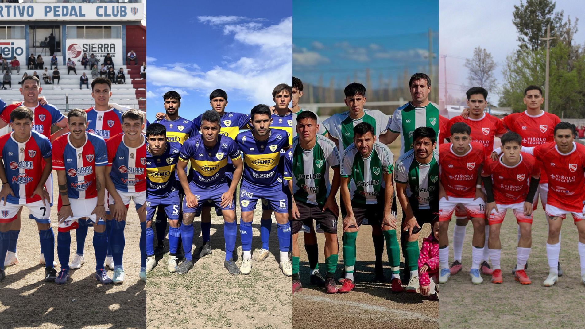 Pedal, Huracán, Rincón y Villa Atuel competirán en el Federal Regional 2025-2026.