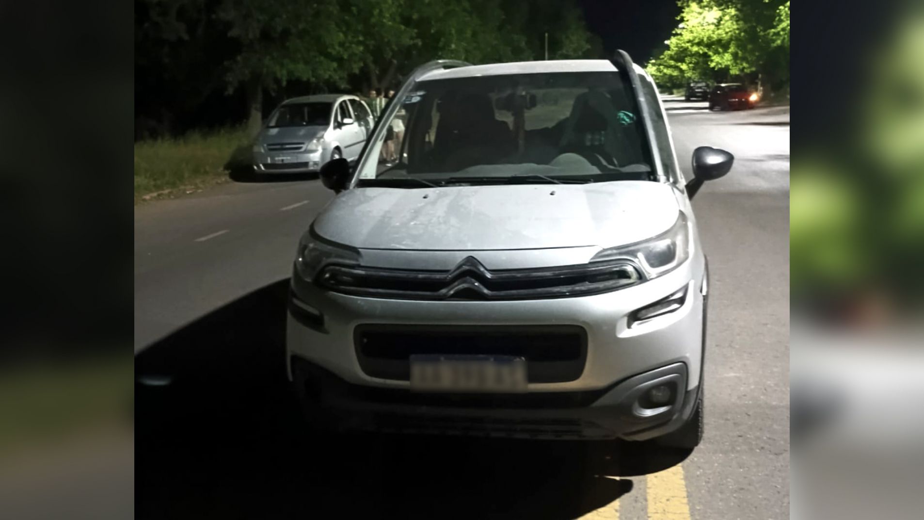 El Citroën C3 que conducía el policía en estado de ebriedad.