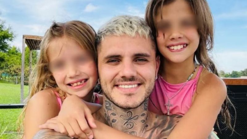 "Nada ni nadie puede separar lo que siento" Mauro Icardi a su hija