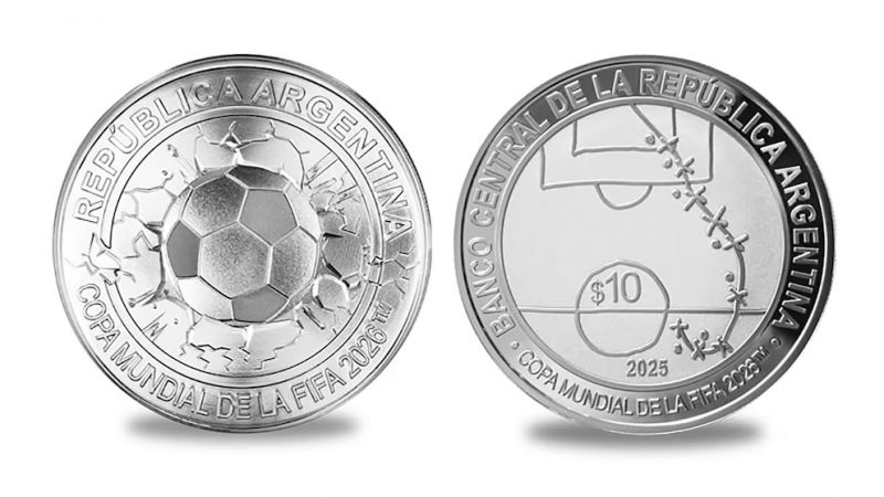Se agotaron las monedas en homenaje al gol de Maradona a Inglaterra