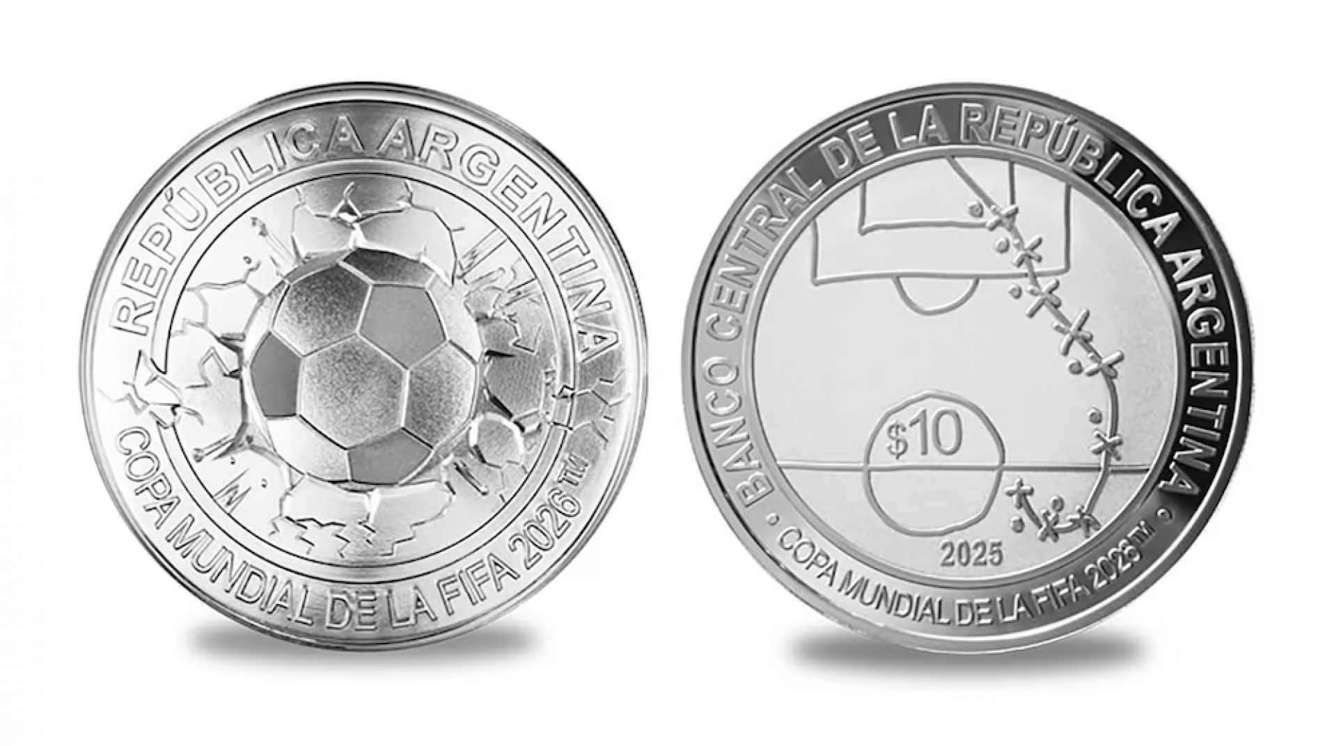 Se agotaron las monedas en homenaje al gol de Maradona a Inglaterra