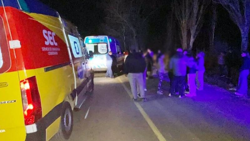 Una ambulancia del SEC atropelló a un ciclista y lo mató en el acto