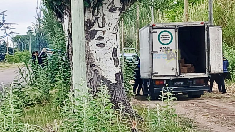 Habrían robado y abandonado un camión en Las Paredes