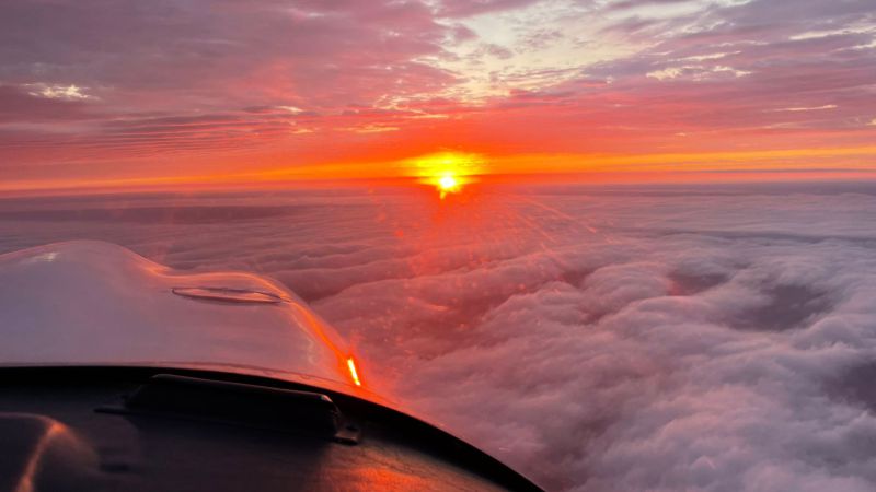 .La nueva pista del Aeroclub permitió el despegue seguro de un vuelo sanitario