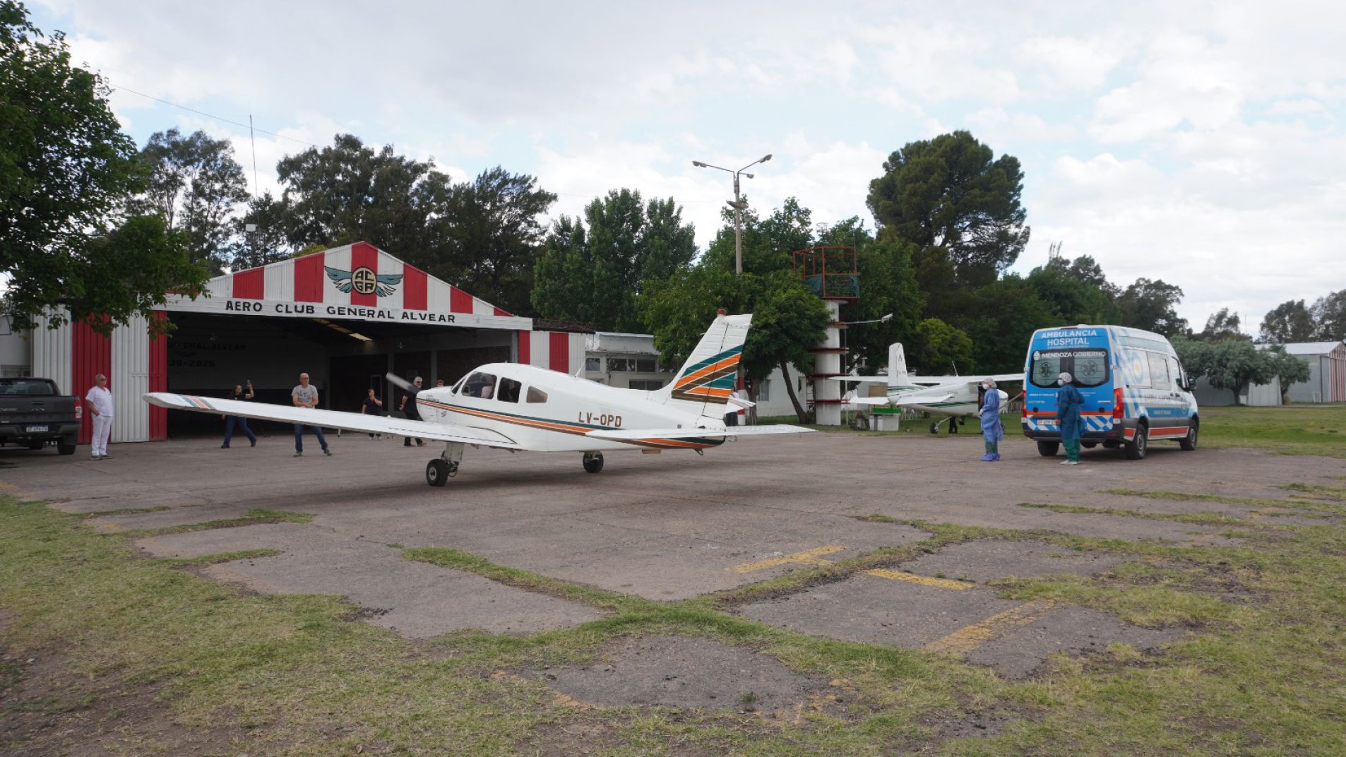 Exitoso vuelo sanitario trajo a un paciente internado en Bs As a Alvear