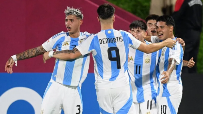 Argentina vs. Túnez, por el Mundial Sub 17