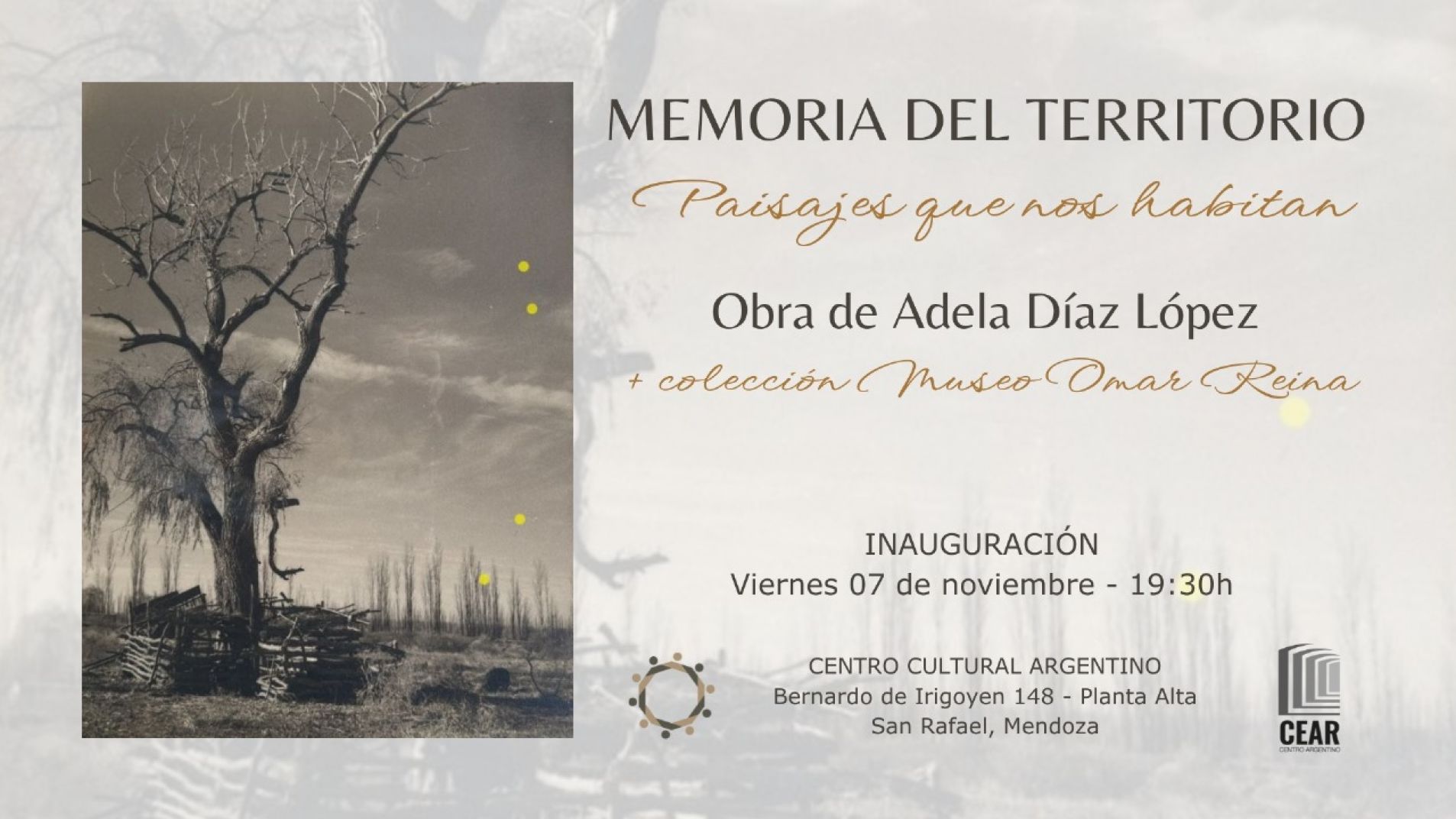 Muestra sobre "El Paisaje" en el Museo Omar Reina