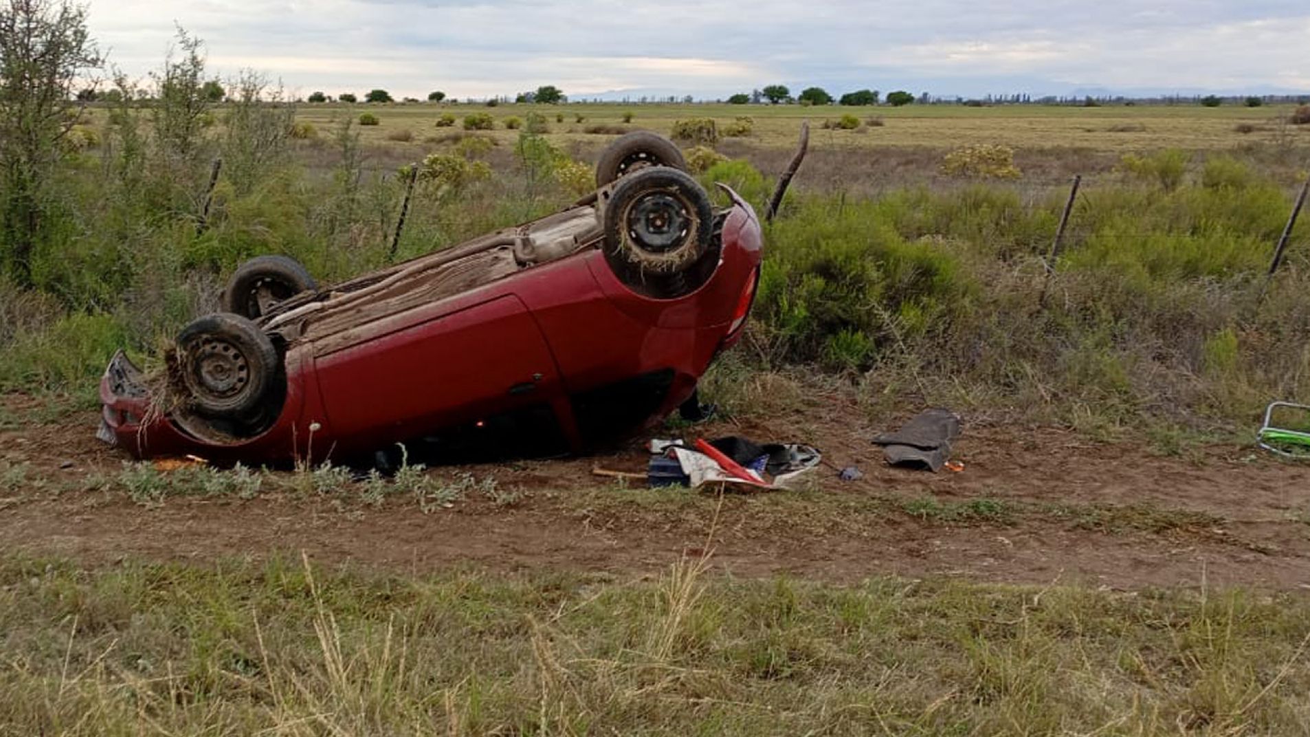 Tragedia en la ruta 143: volcó un Ford K y falleció el conductor