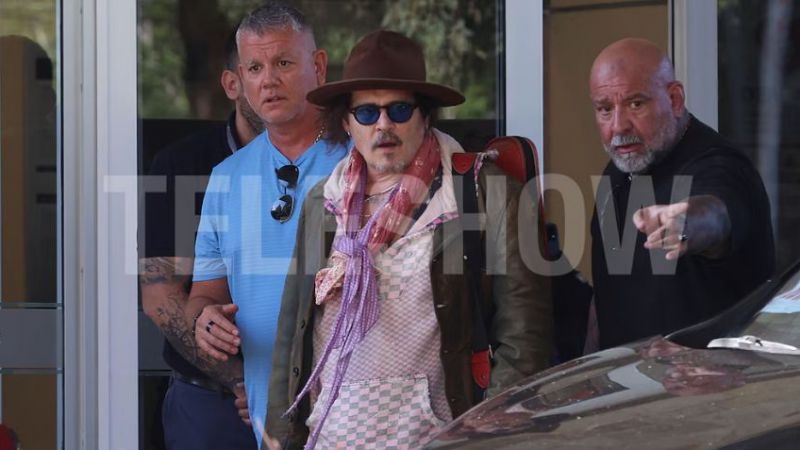 Johnny Depp llegó a la Argentina: sus primeras fotos en el país