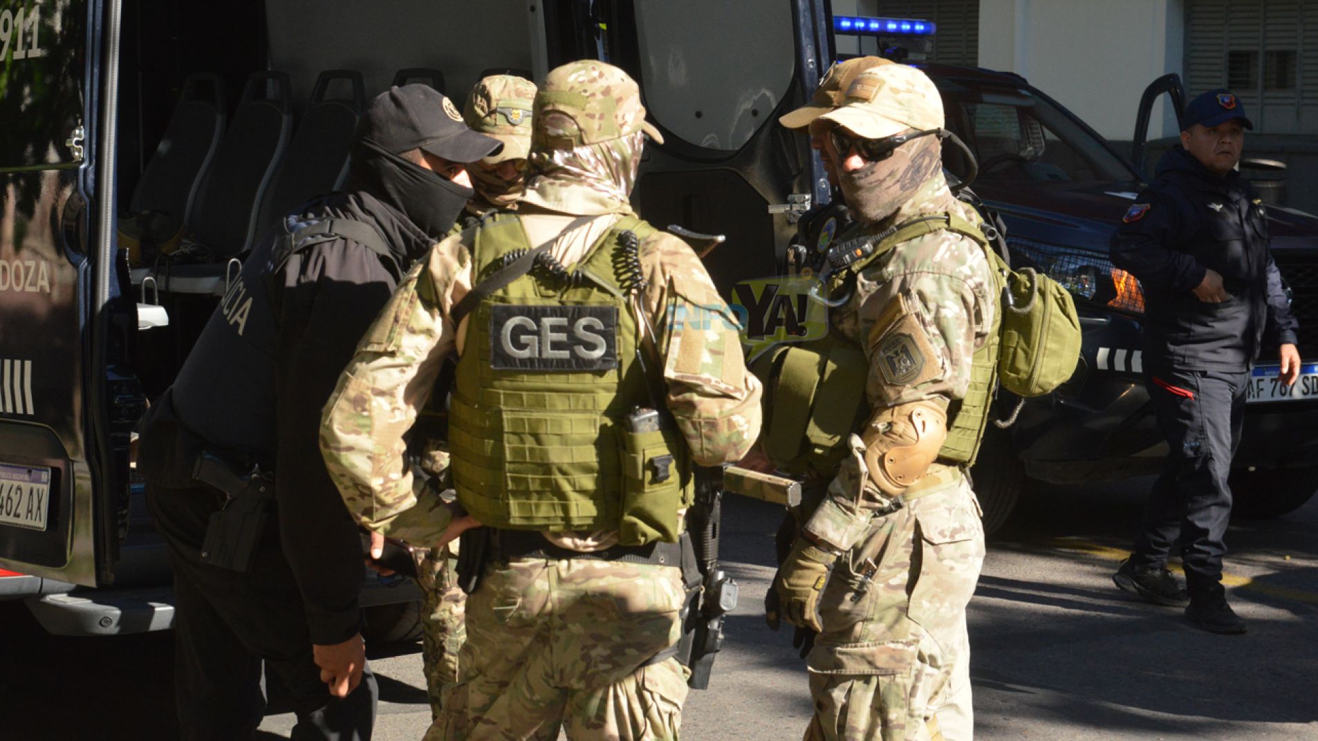 El GES y el GRIS actuaron en San Rafael para resolver el incidente del miércoles pasado.