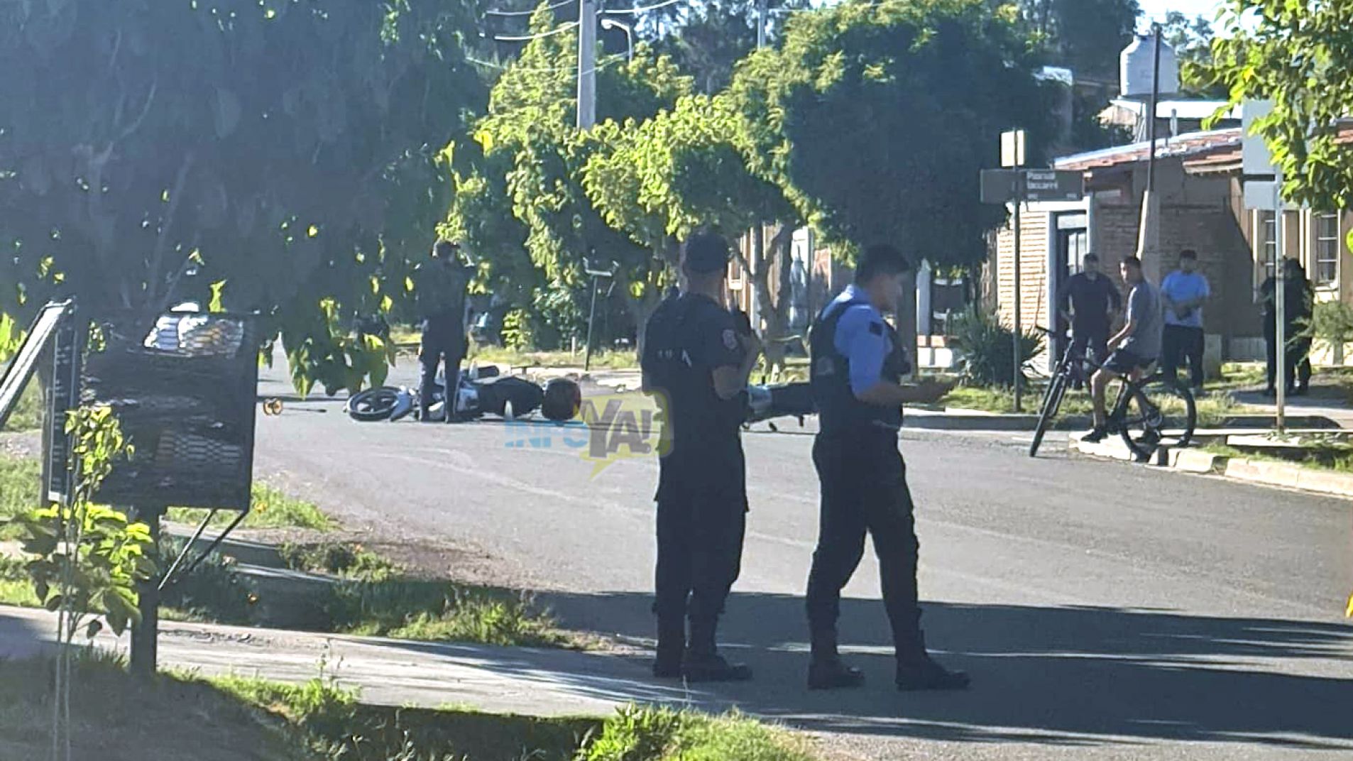 El accidente ocurrió este miércoles por la tarde.