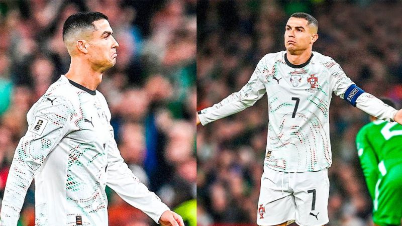 En video la pesadilla que vivió Cristiano Ronaldo en Irlanda