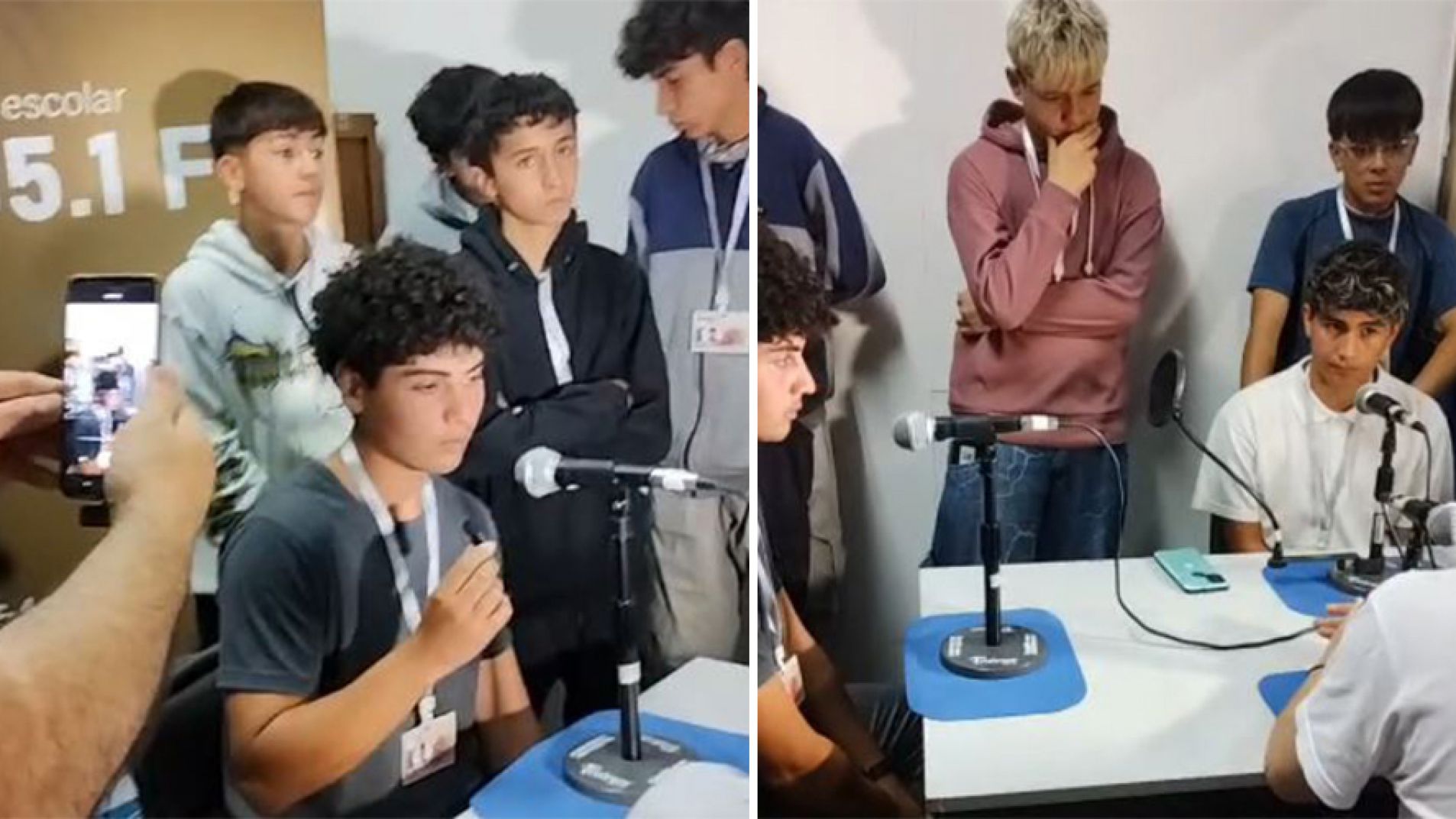 La escuela Manuel Ignacio Molina posee un pequeño estudio de radio.
