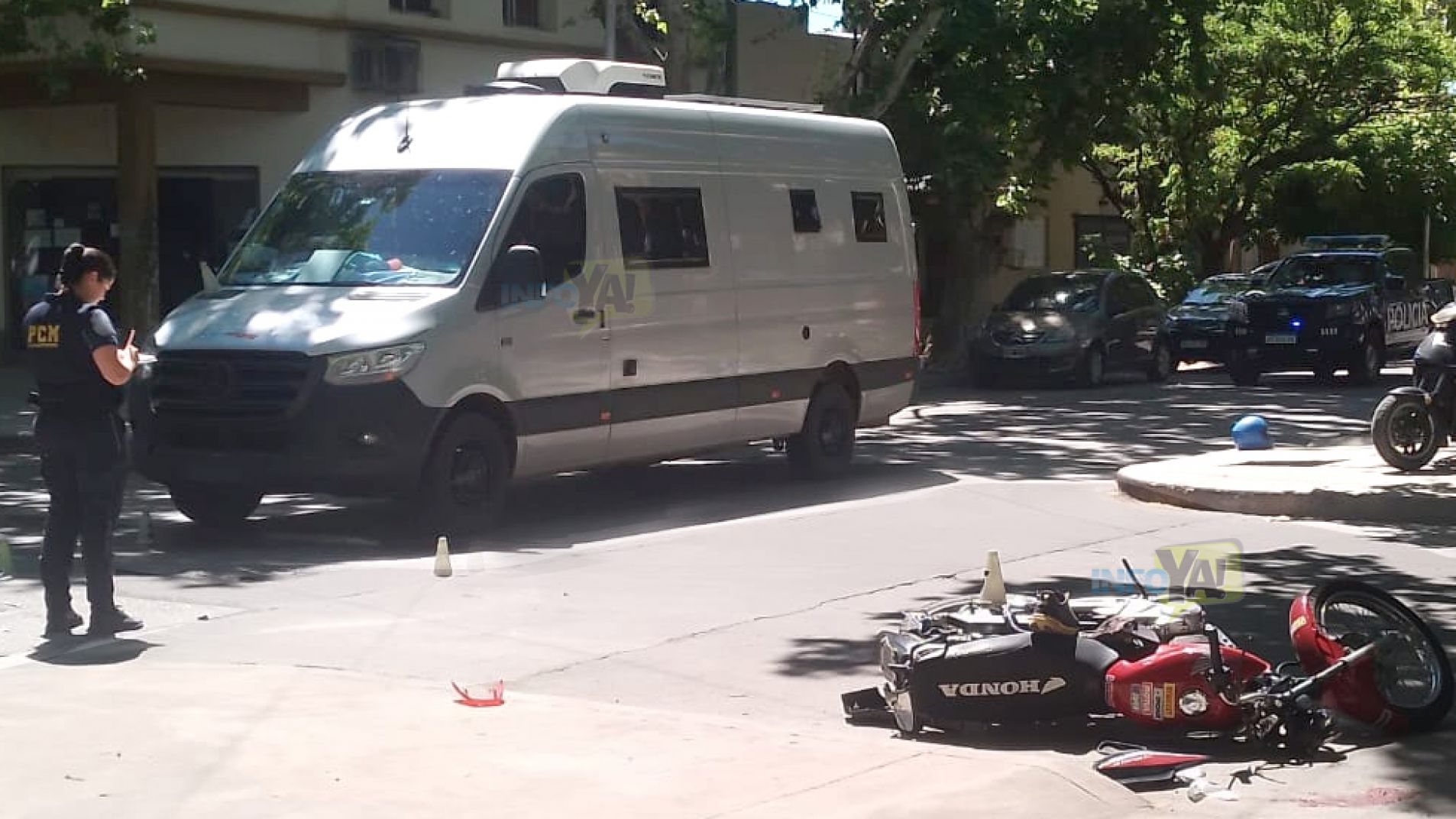 El accidente se produjo minutos antes de las 11 de la mañana.