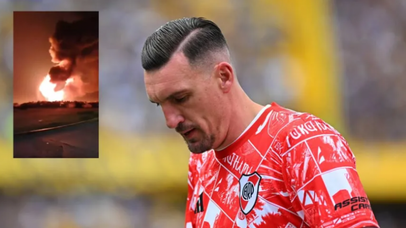 La casa de Armani sufrió daños por la explosión en Ezeiza