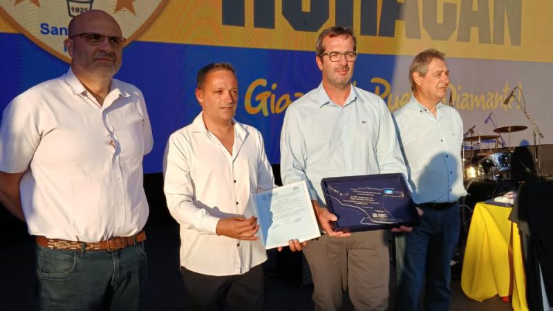 El Concejo Deliberante acompañó a Huracán en la celebración de sus 100 años