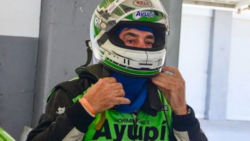 Murió un tricampeón del automovilismo argentino en plena carrera