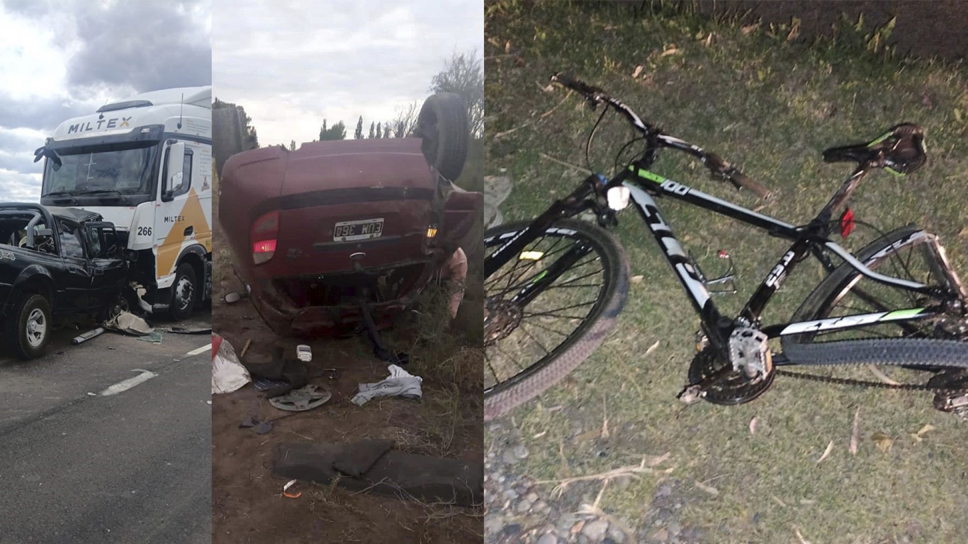 Desdel sábado pasado a este domingo hubo cuatro accidentes fatales.