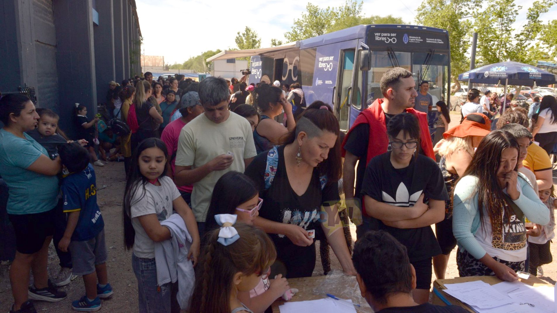 Está en San Rafael el programa "Ver para ser libres" para niños con discapacidad visual