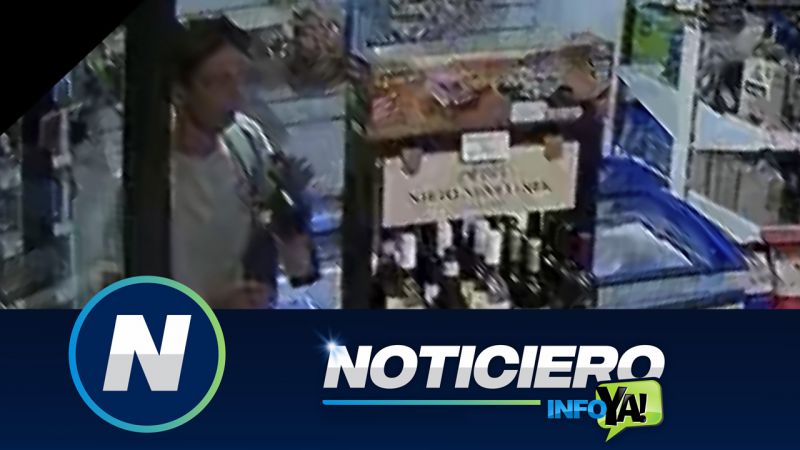 Robó tres botellas de Fernet y quedó grabado en las cámaras de seguridad