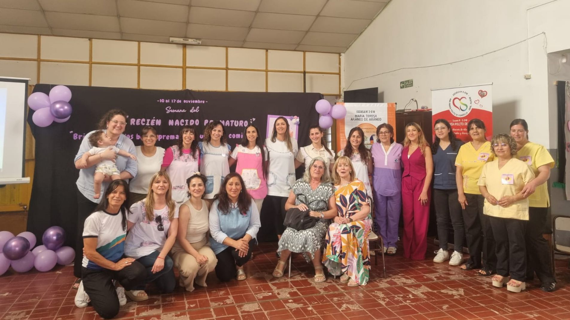 Capacitación sobre cuidados de bebés prematuros