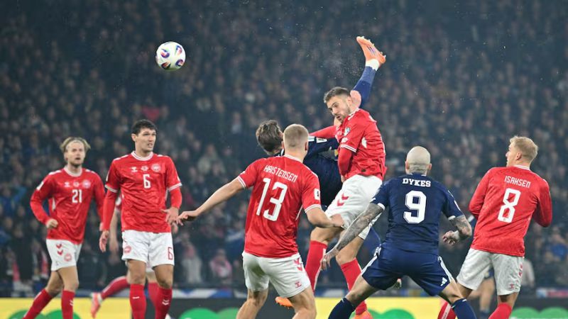 Mirá el golazo de chilena con el que Escocia logró una clasificación épica